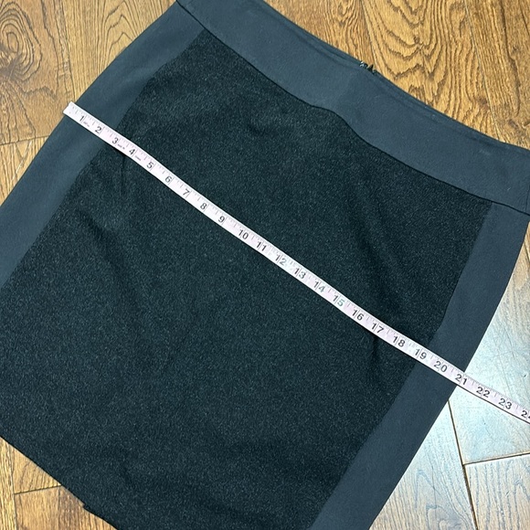 EILEEN FISHER black Skirt size large Viscose blend stretchy skirt w/ Gray sides - Picture 13 of 13